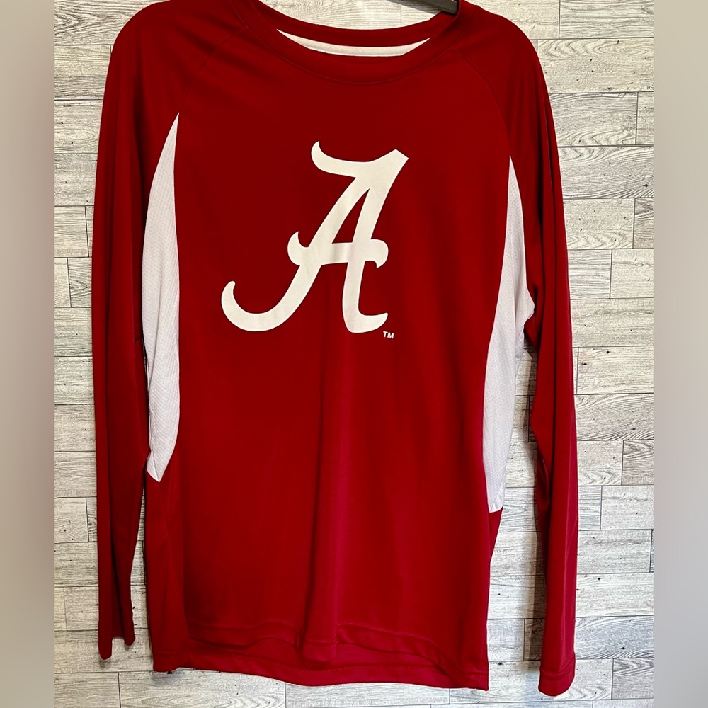 Alabama Crimson/White Pullove - Size Large (Unisex) Large “A” logo - Picture 1 of 8